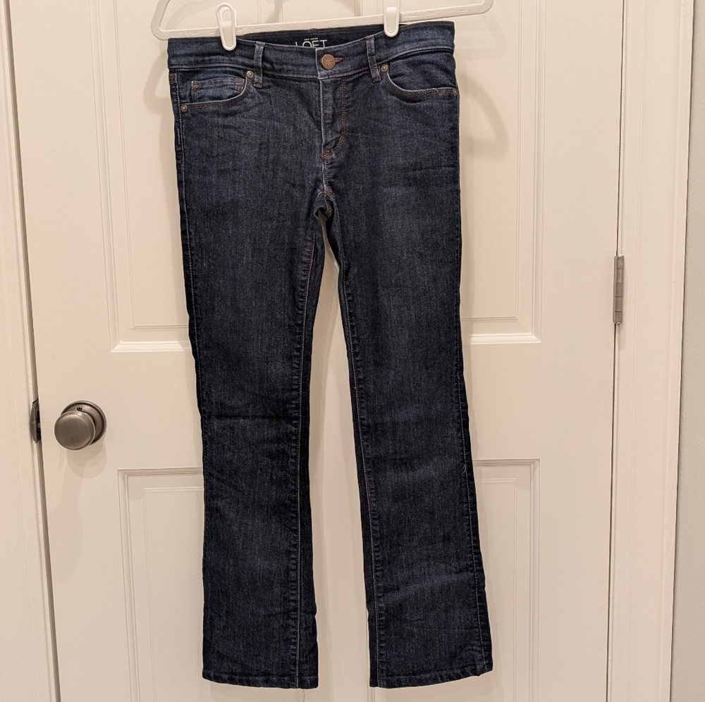 LOFT Blue Boot Cut Jeans Classic Denim